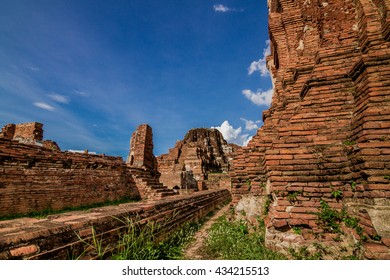 Wat Mahathat at Ayutthaya province in Thailand - Shutterstock ID 434215513