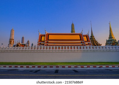 Wat Phra Kaew In Bangkok, Thailand - Is A Sacred Temple And It's A Part Of The Thai Grand Palace.