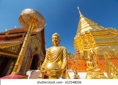 Wat Phrathat Doi Suthep temple in Chiang Mai, Thailand.