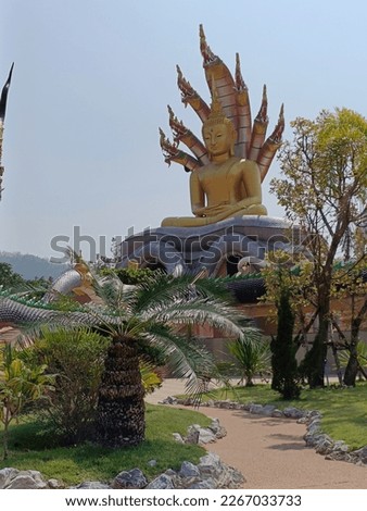 Wat Ploy Uttaradit Provincial Temple Thailand Sacred invaluable for Thai people and foreigners to come to worship make merit travel to beautiful temples with art