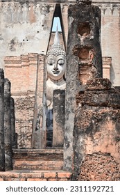 Wat Si Chum, Sukhothai Historical Park, Thailand - Shutterstock ID 2311192721
