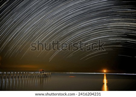 Similar – Image, Stock Photo Surfing with the Stars