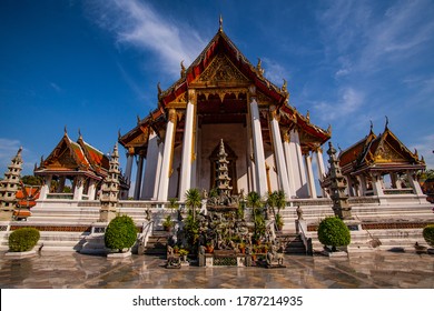 Wat Suthat Thepwararam in Bangkok Thailand (Buddhist temple)