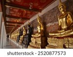 Wat Suthat Thepwararam, a Buddhist temple in Bangkok, Thailand. It is a royal temple of the first grade, one of ten such temples in Bangkok.