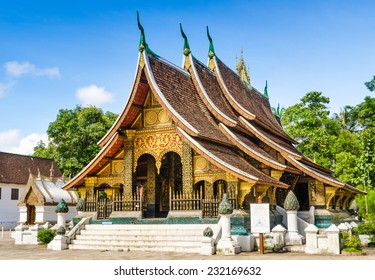 Wat Xieng Thong, Buddhist temple in Luang Prabang World Heritage, Laos
