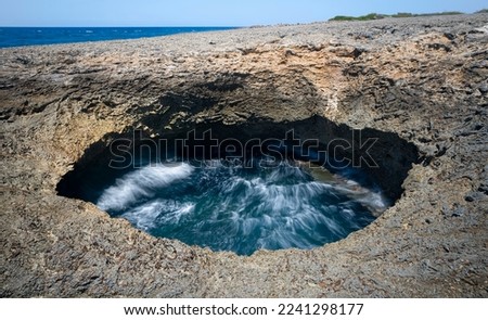 Watamula Hole located on the northernmost tip of Curaçao,  Netherlands Antilles, ABC Islands