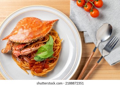 Watari Crab Tomato Cream Pasta