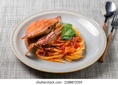 Watari Crab Tomato Cream Pasta