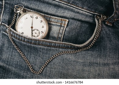 Jeans Pocket Watch Images Stock Photos Vectors Shutterstock