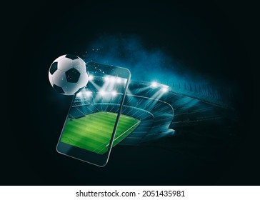 Watch live sports event your mobile device  Betting football matches