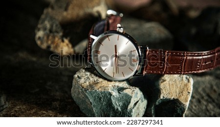 watch on the stones,fashion concept