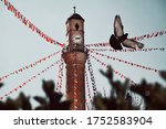 Watch Tower in Çorum Turkey.Hictorical Tower