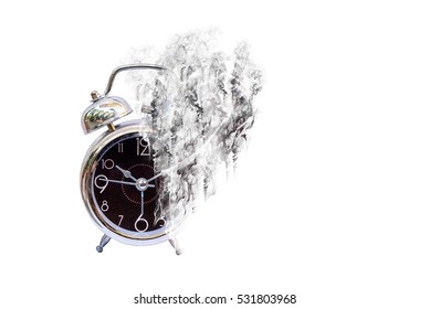 Watch Volatile In The Air.Abstract Image Mean Time Go Forward And Exhaust Everything If Don't Do Something