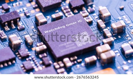 Watchdog timer IC Monitors system operation and resets it if a fault is detected. integrated circuits ICs