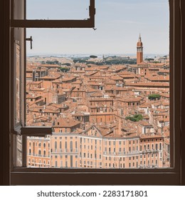 Watching City From The window 
