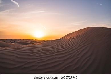 Watching The Sunset Over The Arabian Desert
