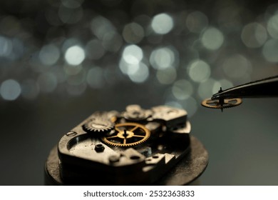 Watchmaker's workshop, mechanical watch repair - Powered by Shutterstock