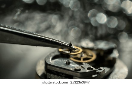 Watchmaker's workshop, mechanical watch repair - Powered by Shutterstock