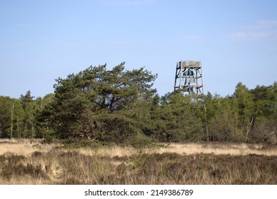 Watchtower Speelweide Stakenberg on the Veluwe, Netherlands