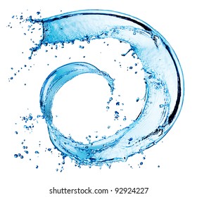 Water Abstract Round Splash