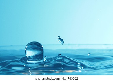 Water Background Water Transparent Nearly Colorless Stock Photo 