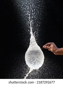 Water Balloon Splash Motion Freeze