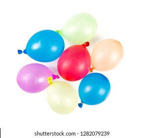 Water Balloons Isolated On White