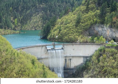 Water Barrier Dam In Montenegro