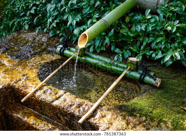 Water Basin Japanese Zen Garden Relaxation Stock Photo Edit Now