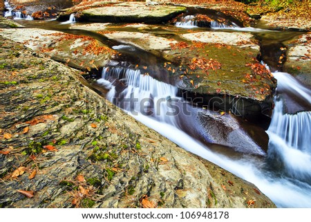 water between stone