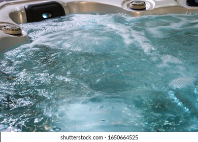 water boils and massages in the Jacuzzi bath