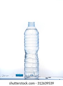 water bottle, bottle of water  isolated on white background