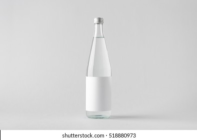 Water Bottle Mock-Up - Blank Label