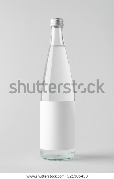 Download Water Bottle Mockup Blank Label Stock Photo Edit Now 521305453