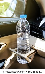 Water Bottle Placed On The Car.