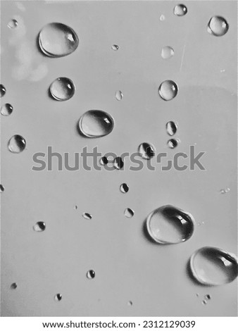 Similar – Image, Stock Photo beaded Drops of water