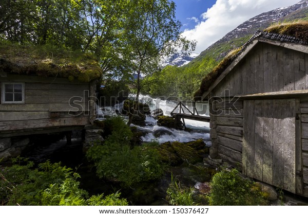 Water Cabins Stock Photo Edit Now 150376427