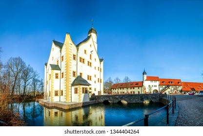 Water Castle, Klaffenbach In Chemnitz, Germany 