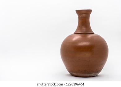 Water Clay Pot Isolated