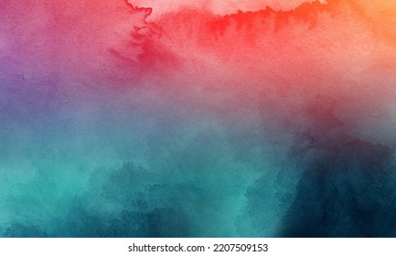 Water Color Background Multi Colored