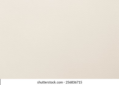 Water Color Paper Texture Background In White Cream Color