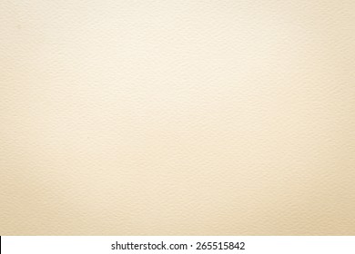 Water Color Paper Texture Background In Light Beige Tone With Vignette 