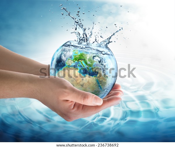 water conservation in Europe - elements of this image
furnished by NASA 
