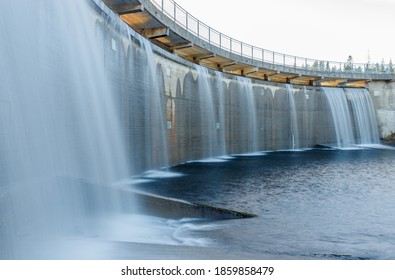 Water dam landscape in Norway 