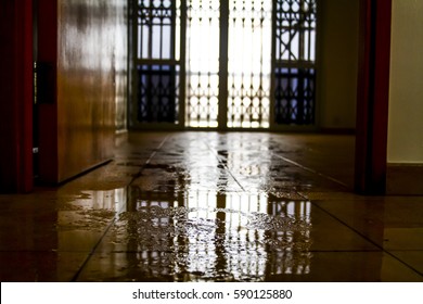 Water Damage Inside A House