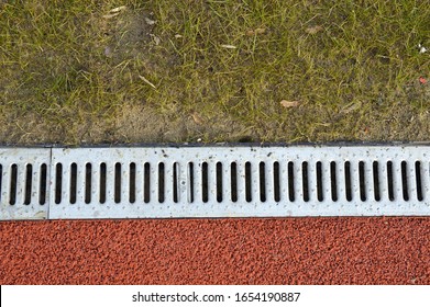 Water Disposal Stadium Playground Drainage System Stock Photo (edit Now 