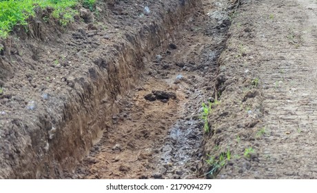 The Water Ditch Is Still Under Construction