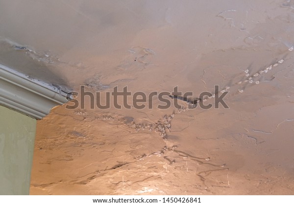 Water Dripping Leaking Ceiling Water Damge Stock Photo Edit Now