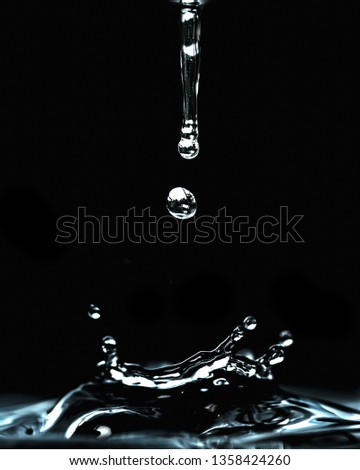 Image, Stock Photo WaterDrop III Bathroom