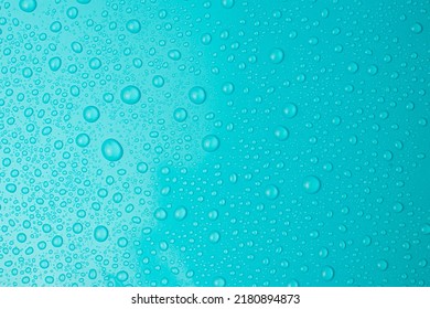 Water Drop Background. Close-up Shot